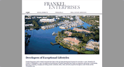 Desktop Screenshot of frankelenterprises.com